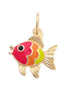 Enamel Fish Charm in Multi