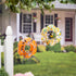 Art Glass Hanging Petal Shaped Bird Feeder
