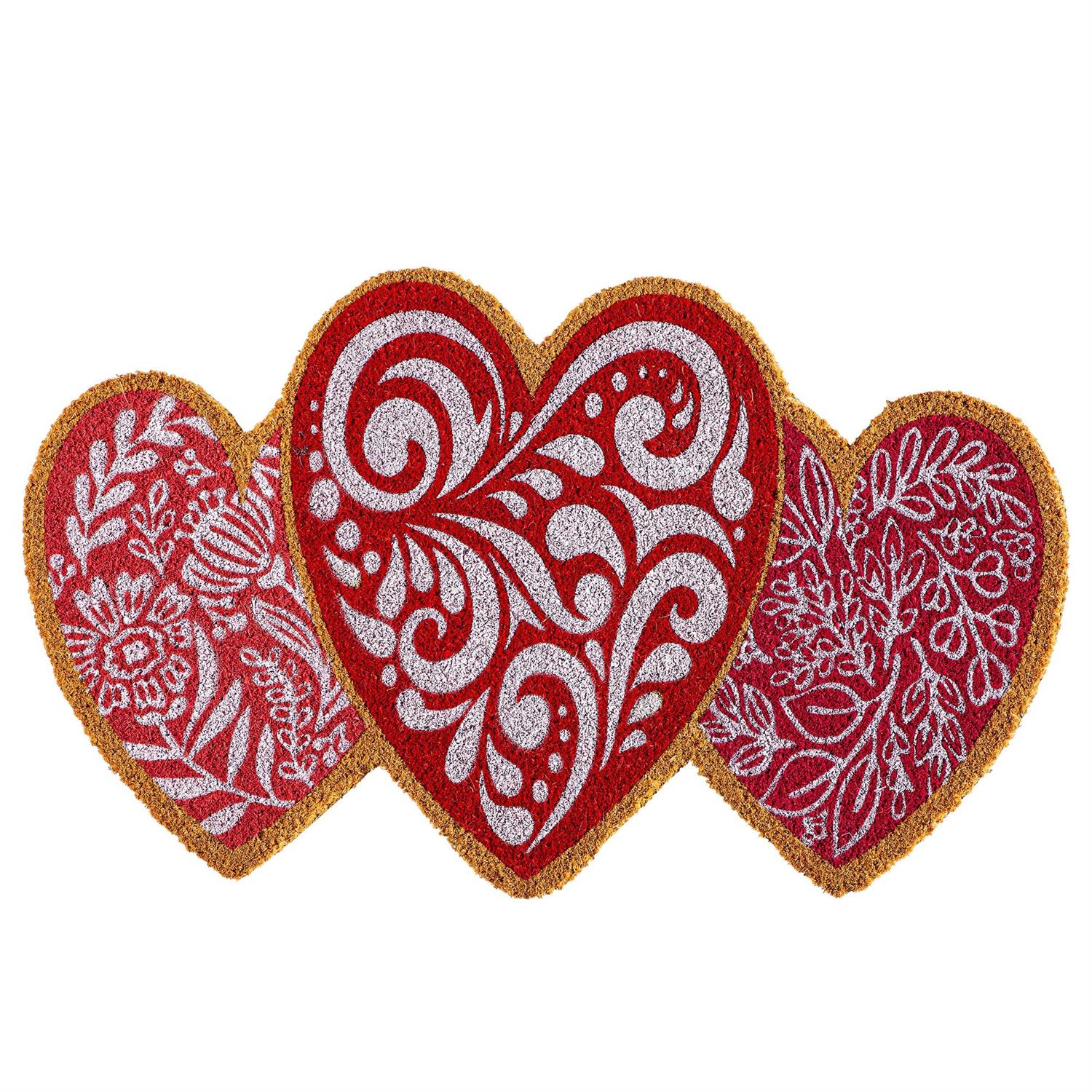 Valentine Colorful Shaped Coir Mat