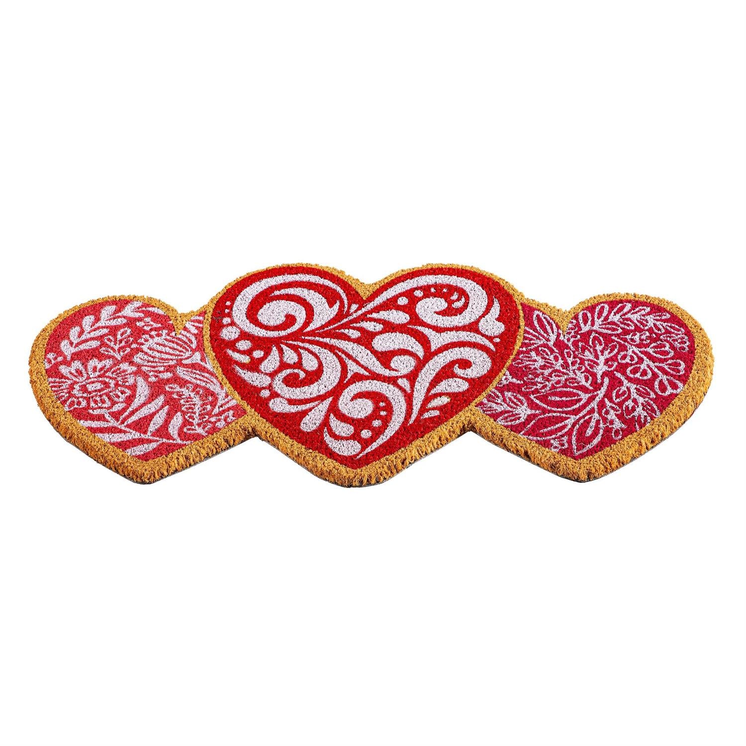 Valentine Colorful Shaped Coir Mat