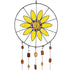 Wind Chime, Beaded Glass, Sunflower
