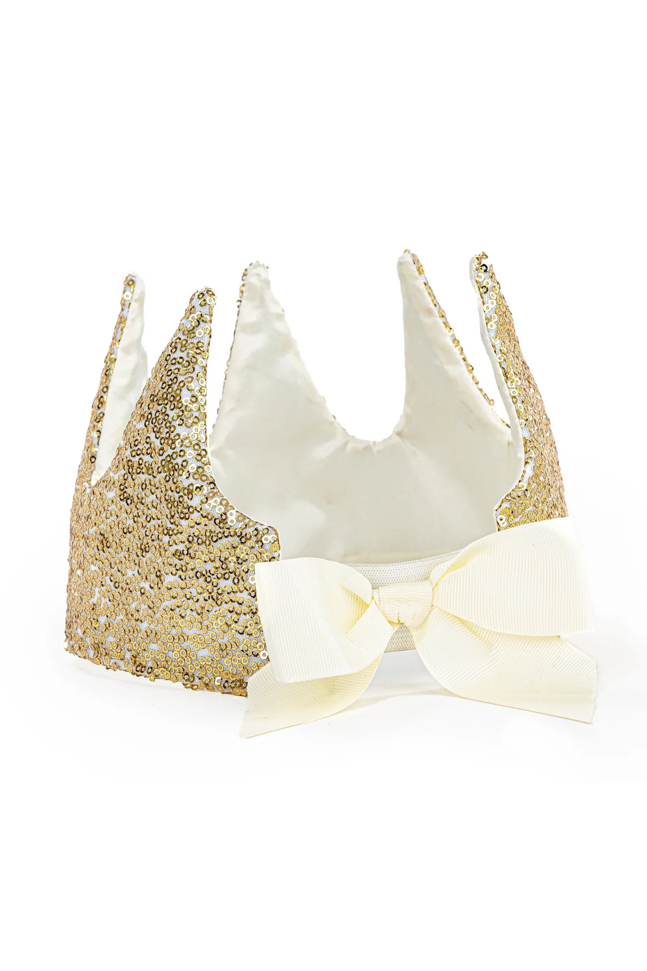 Gracious Gold Sequins Crown - A. Dodson's