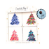 Spruce & Berries Coasters Set of 4