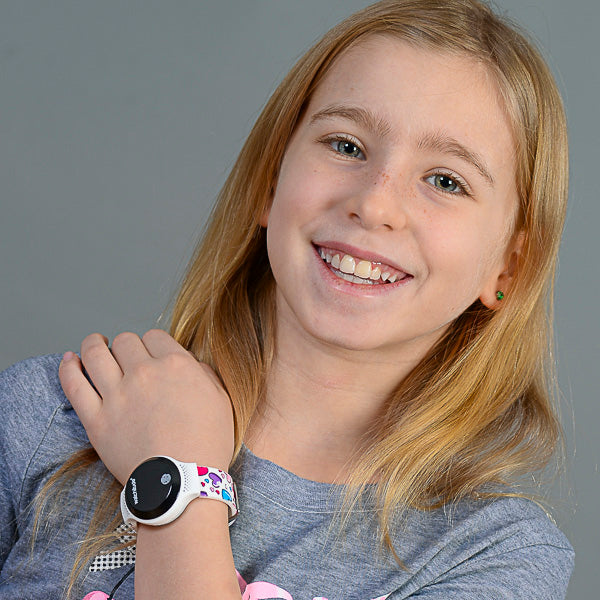 Watchitude Tag'd 2 Trackable Watch in Heart Balloons, worn