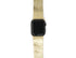 Luna Gold Leather Watch Band