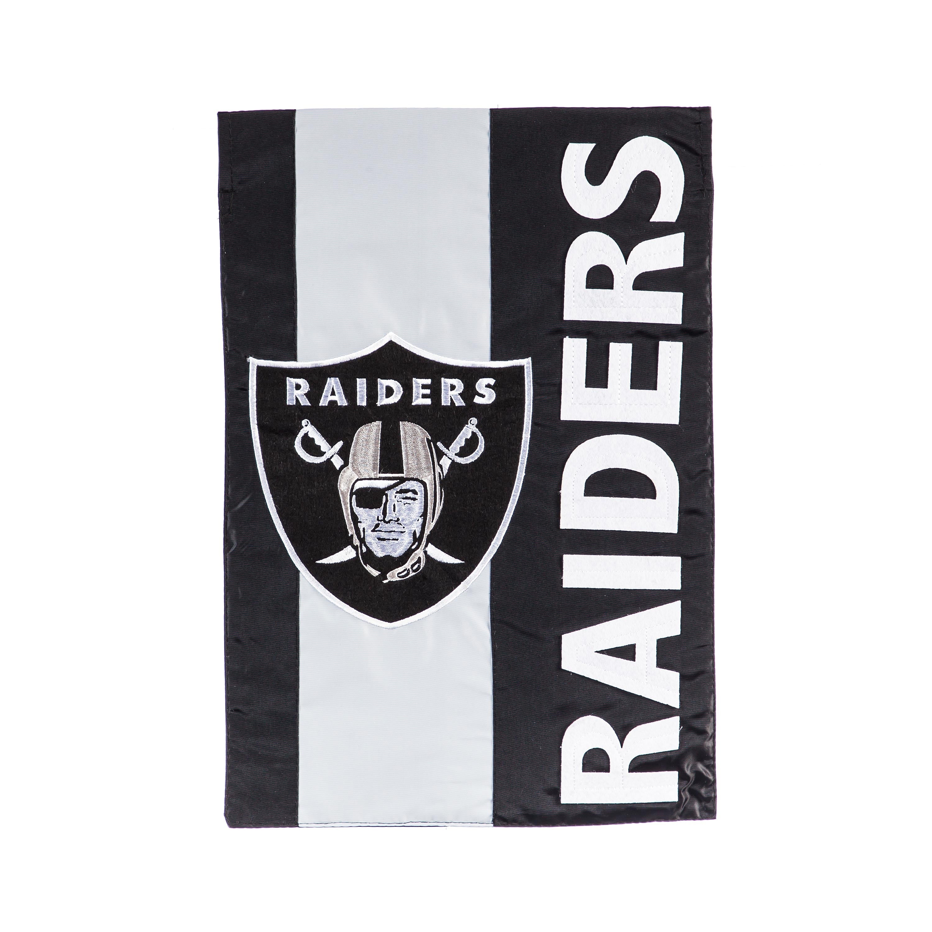 Oakland Raiders Embellished Garden Flag
