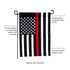 Thin Red Line Garden Applique Flag