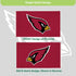 3'x5' Single Sided Flag w/ 2 Grommets, Arizona Cardinals