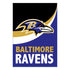 Baltimore Ravens Burlap Flag House Size