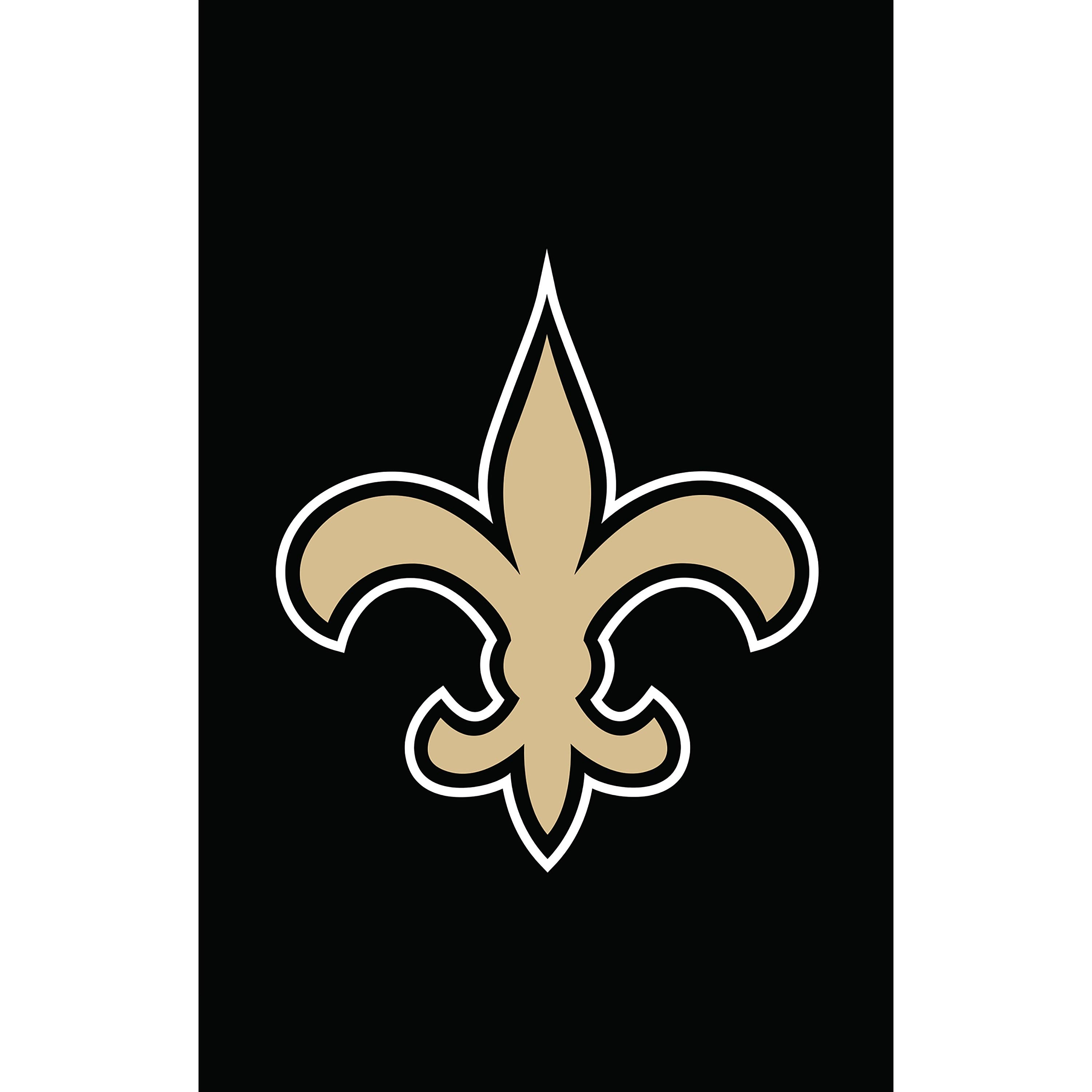Applique Flag, Reg, New Orleans Saints