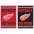 Detroit Red Wings Embossed Suede House Flag
