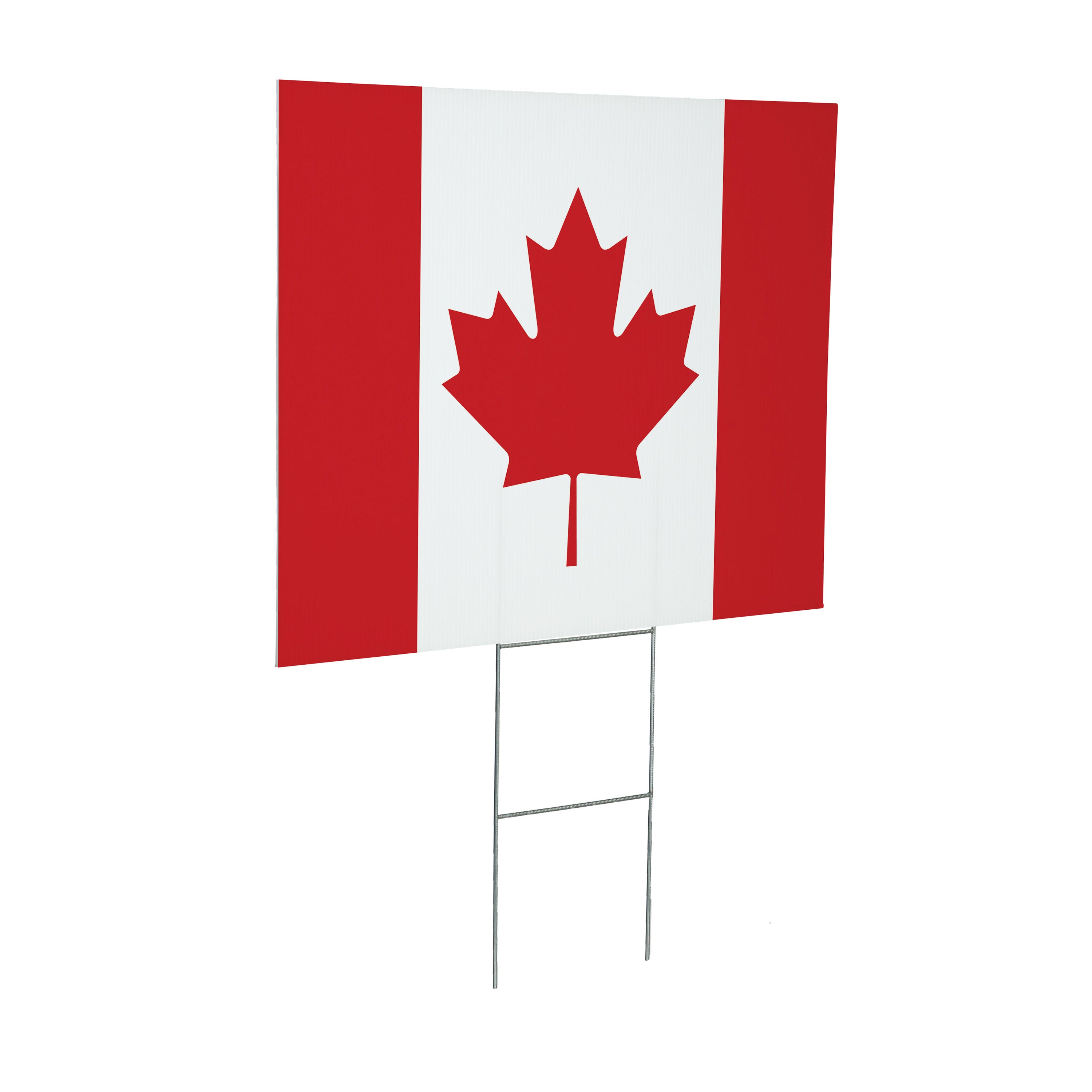 Canada Strong True North Yard Sign, Flag, 24"x18"
