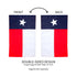 Texas State Flag Garden Applique Flag