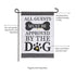 Approved by the Dog Garden Applique Flag