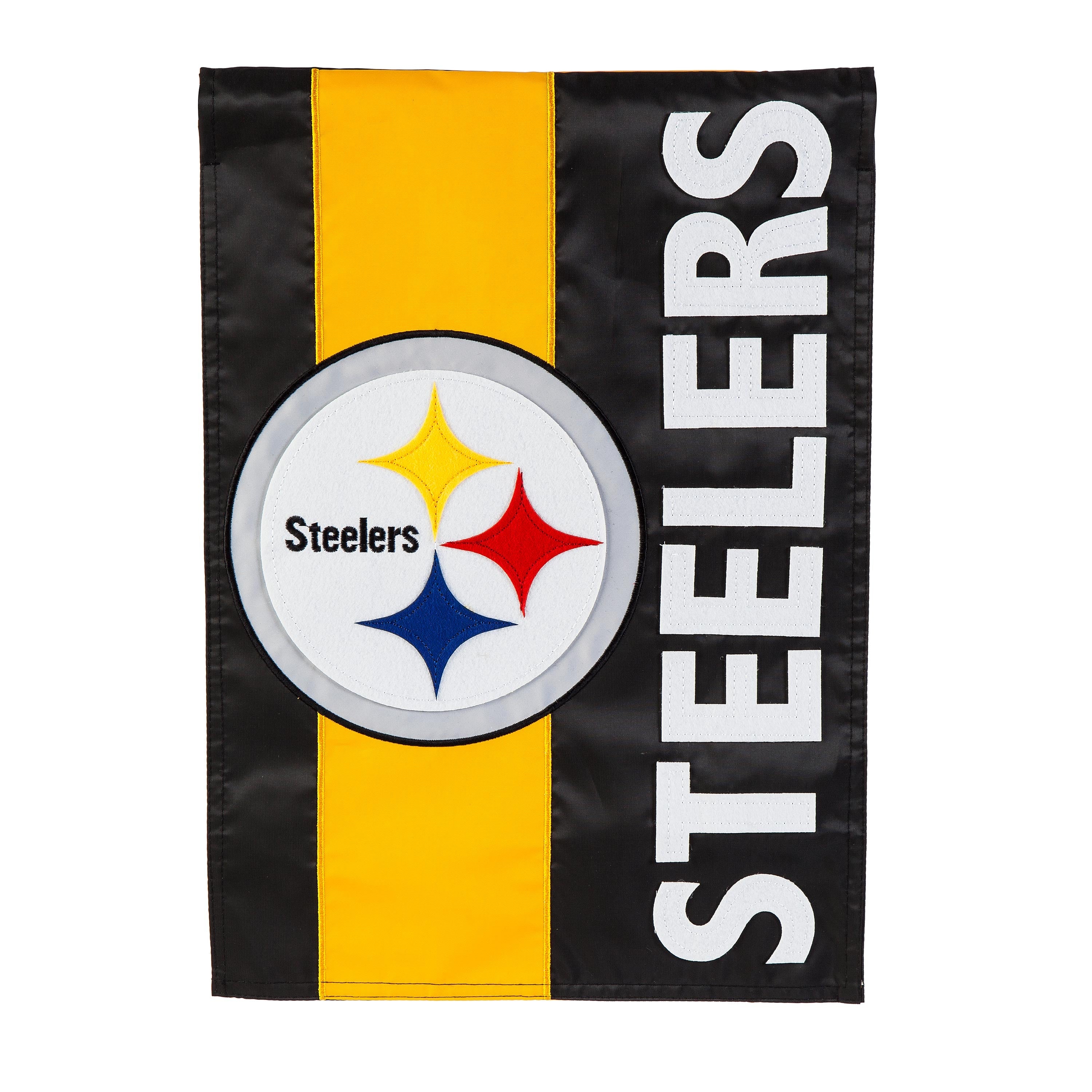 Pittsburgh Steelers Embellished Garden Flag