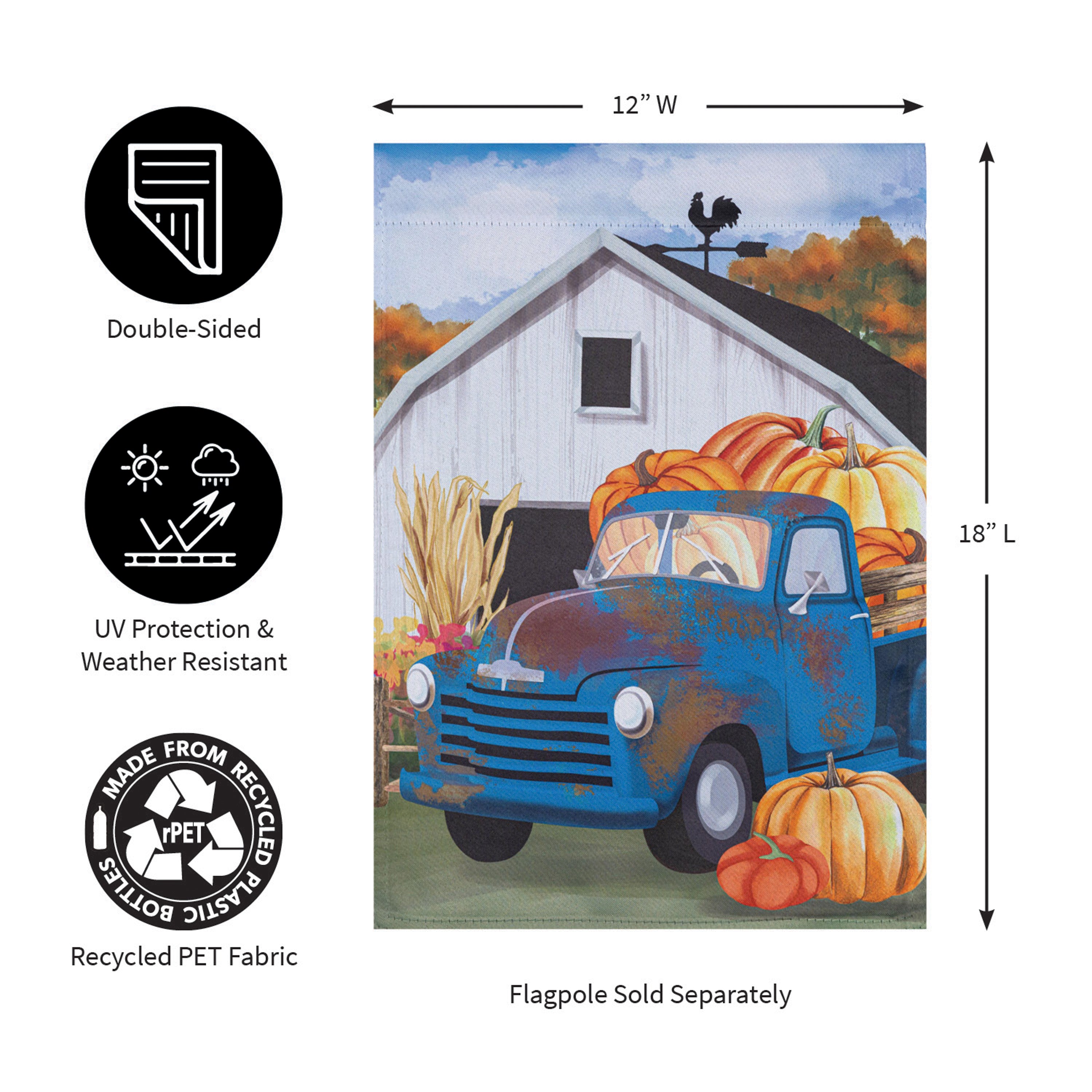 Barns & Harvest Suede Garden Flag