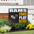 Virginia Commonwealth University Coroplast Yard Sign "Fans Play Here"