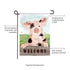 Spotted Pig Garden Suede Flag