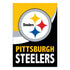 Pittsburgh Steelers Burlap Flag House Size
