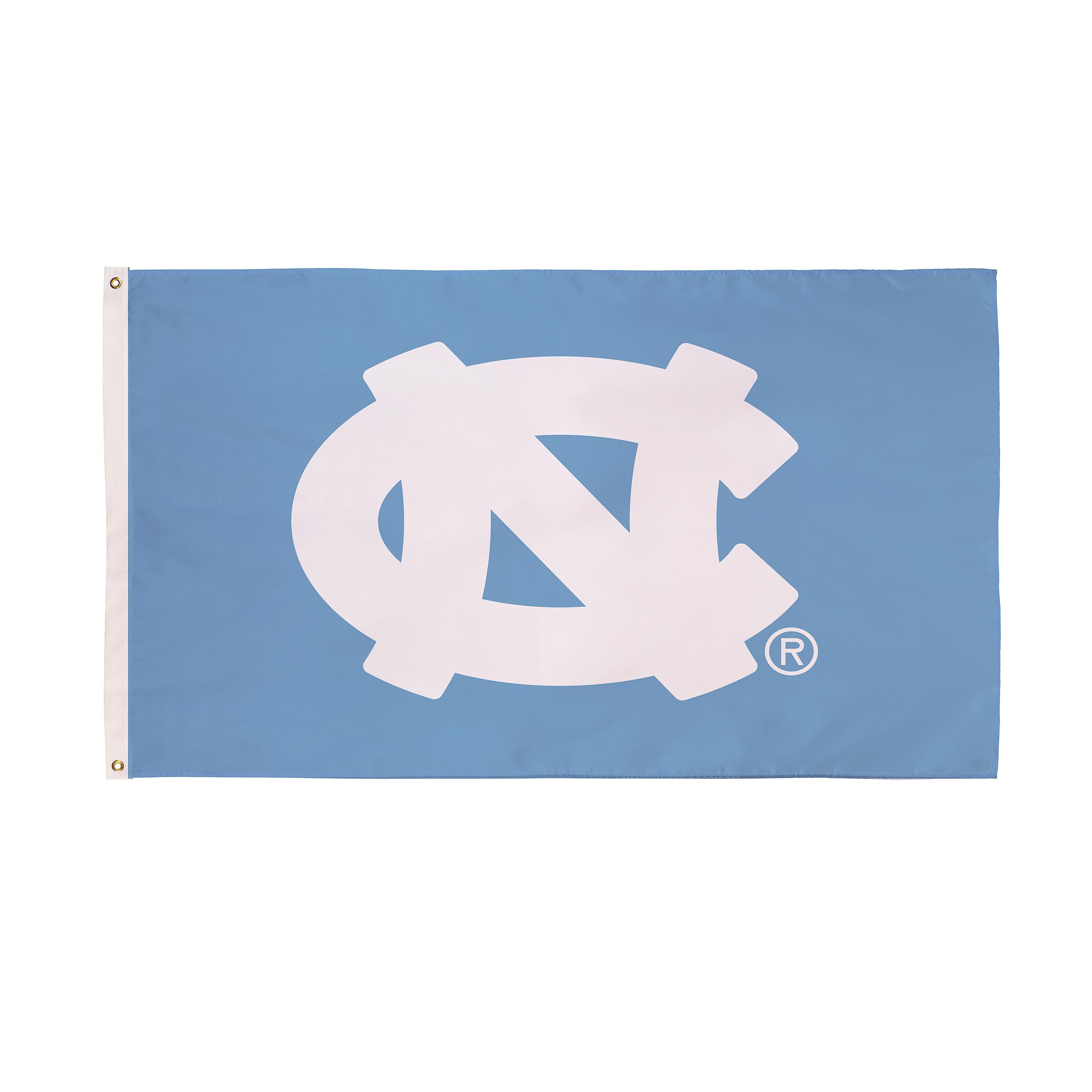 University of North Carolina Single Sided Flag w/ 2 Grommets, 3'x5'
