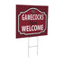 University of South Carolina Coroplast Yard Sign, "Fans Welcome"