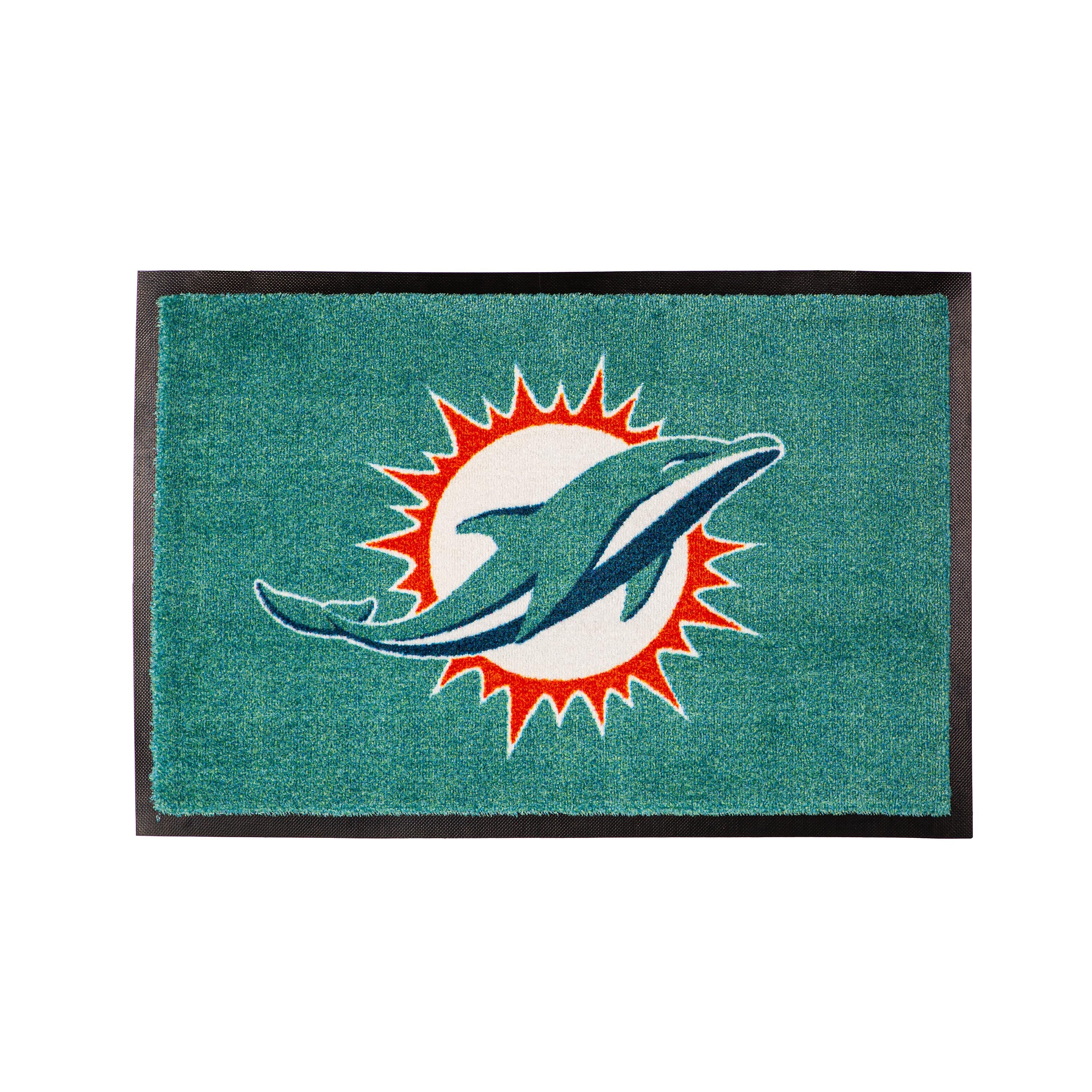 2'x3' USA Made Indoor/Outdoor Entryway Mat, Miami Dolphins