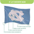 University of North Carolina Single Sided Flag w/ 2 Grommets, 3'x5'