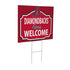 Arizona Diamondbacks Coroplast Yard Sign, "Fans Welcome"