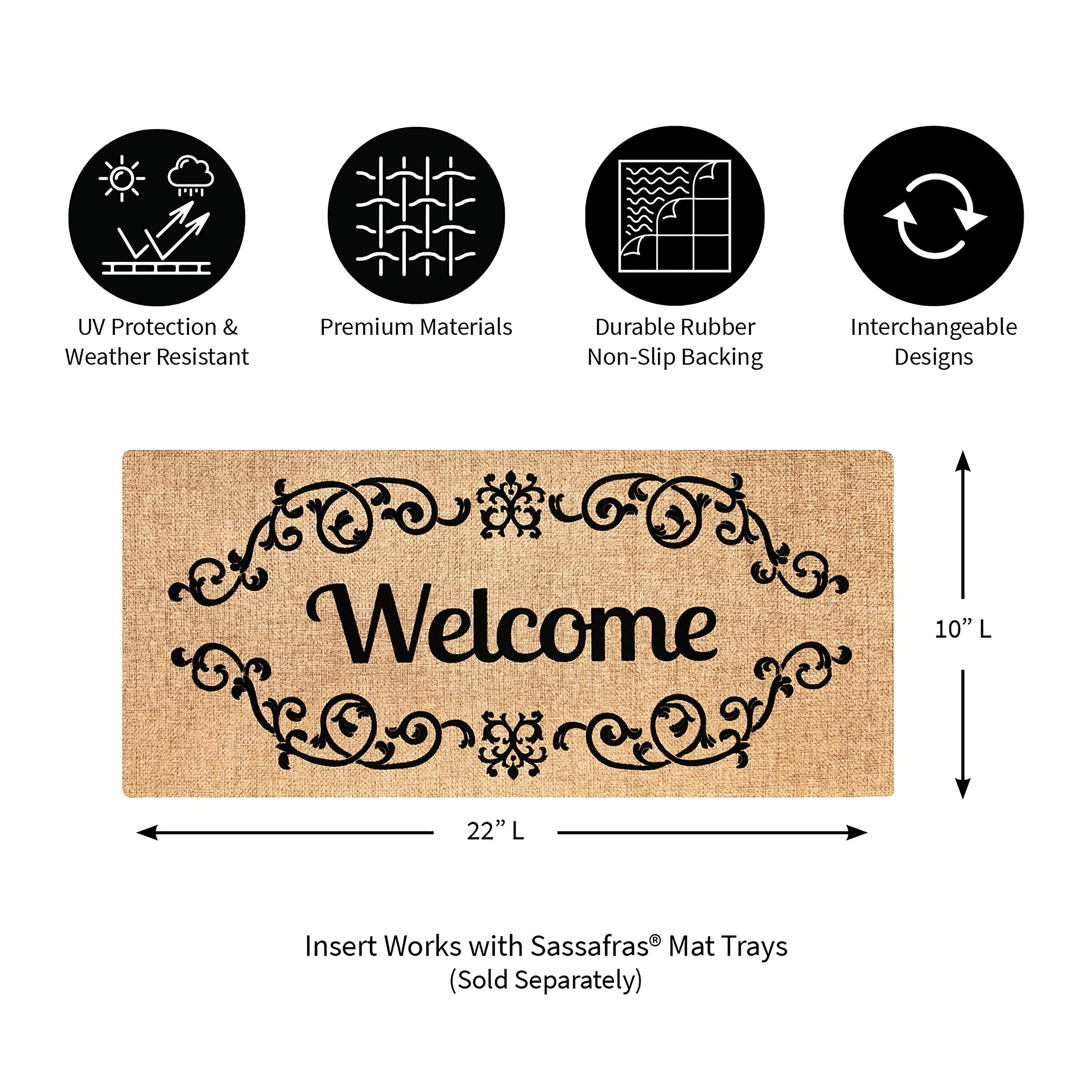 Welcome scroll Sassafras Switch Mat