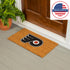 Coir Mat, 16"x28", Philadelphia Flyers