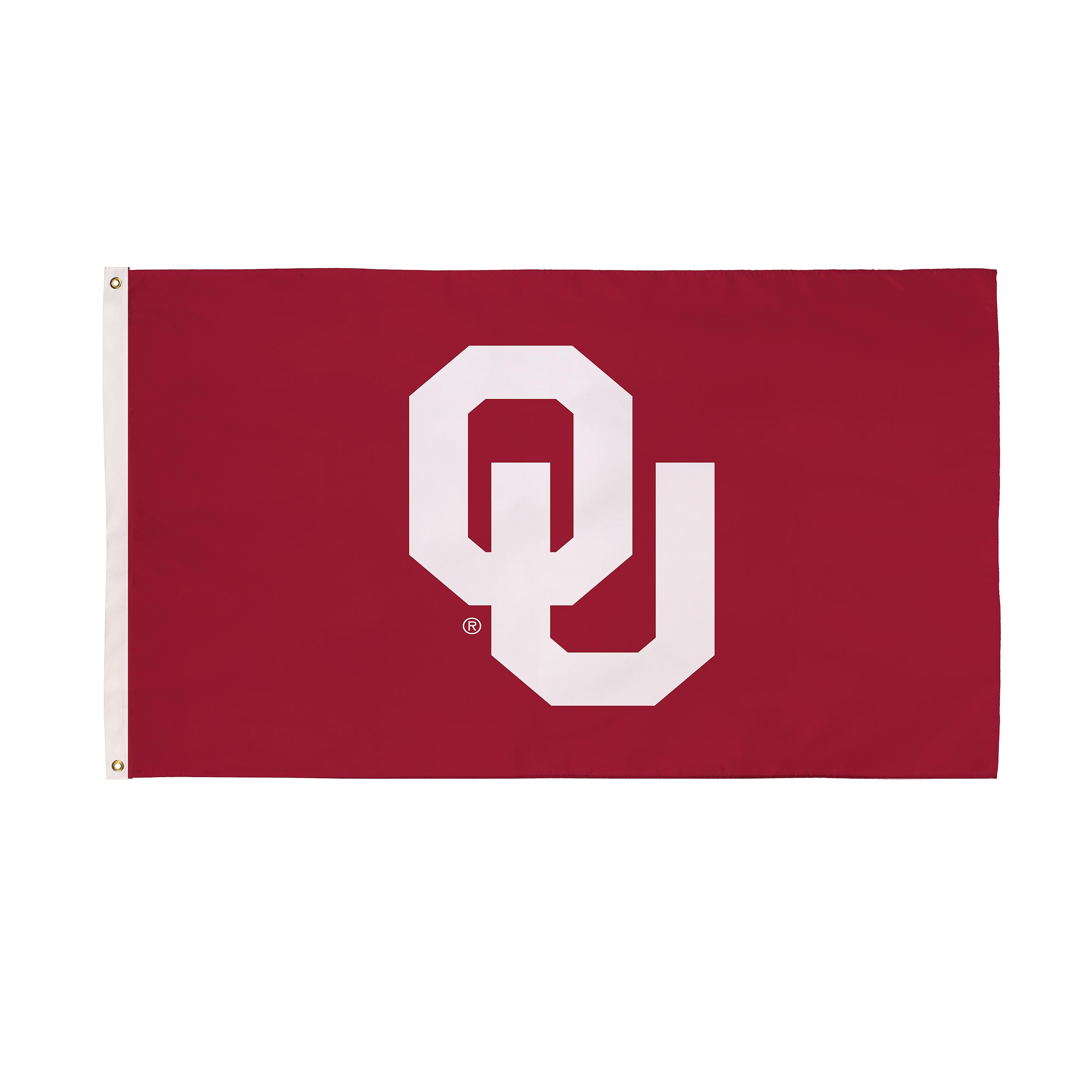 University of Oklahoma Single Sided Estate Flag with 2 Grommets, 3'x5'