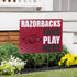 University of Arkansas Coroplast Yard Sign "Fans Play Here"