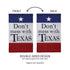 Don't Mess With Texas Garden Applique Flag
