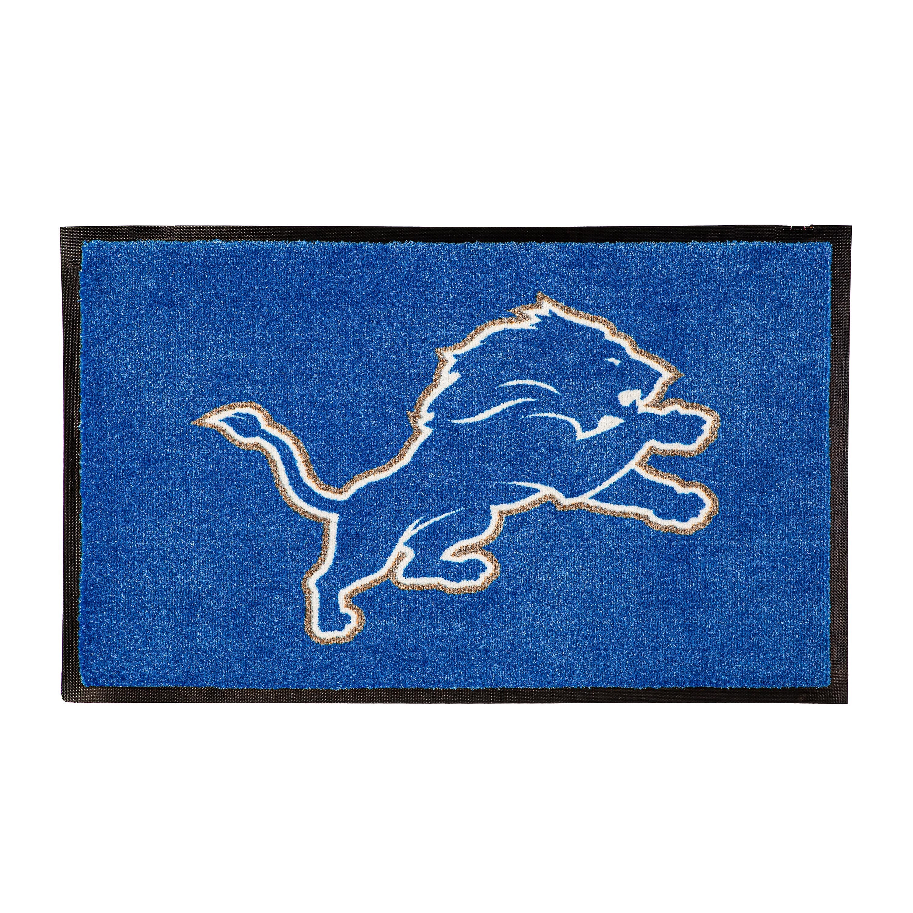 3'x5'  Large USA Indoor Outdoor Entryway Mat, Detroit Lions