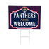 Florida Panthers Coroplast Yard Sign, "Fans Welcome"