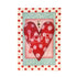 Vintage Valentine Burlap Garden Flag