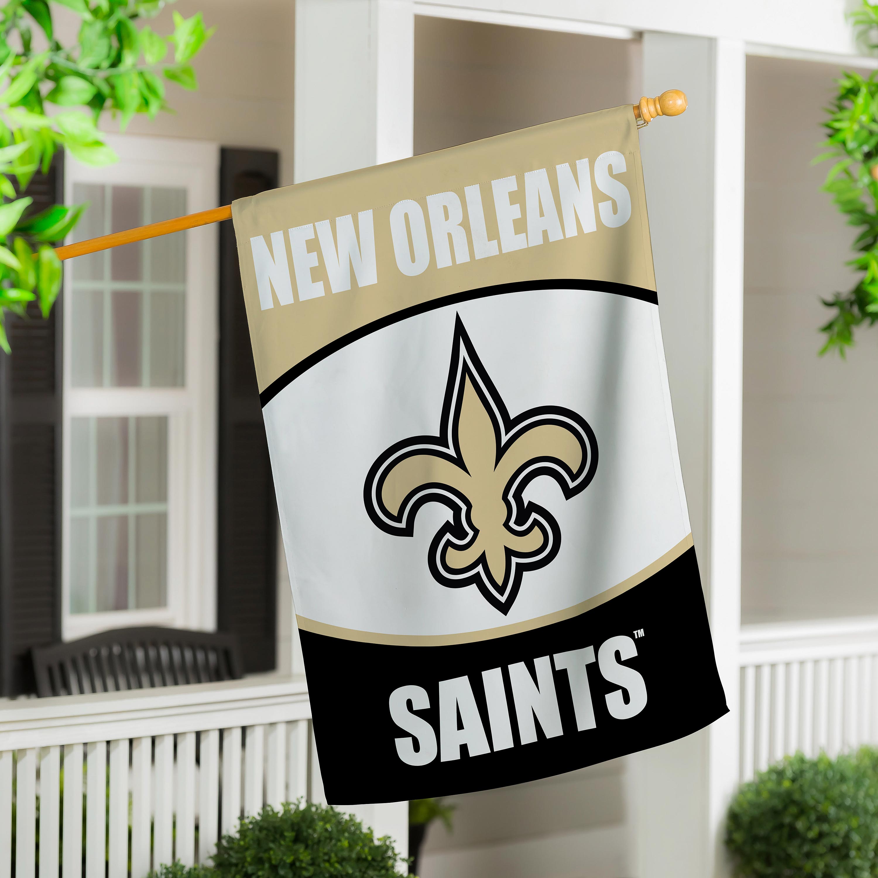 New Orleans Saints Suede Flag, House