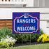 New York Rangers Coroplast Yard Sign, "Fans Welcome"