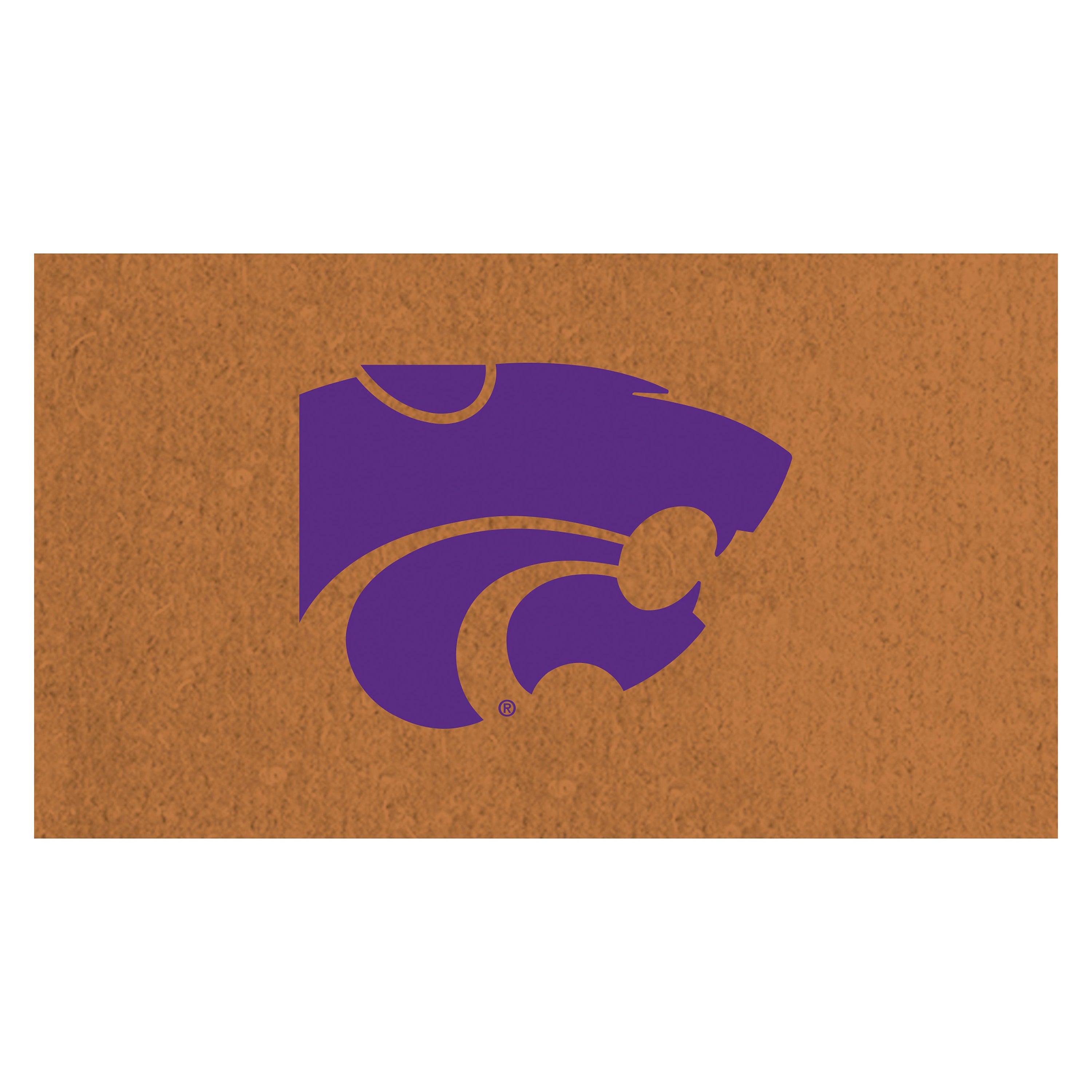 Coir Mat, 16"x28", Kansas State University