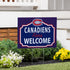 Montreal Canadiens Coroplast Yard Sign, "Fans Welcome"