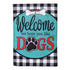 Hope You Like Dogs Garden Burlap Flag