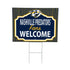 Nashville Predators Coroplast Yard Sign, "Fans Welcome"
