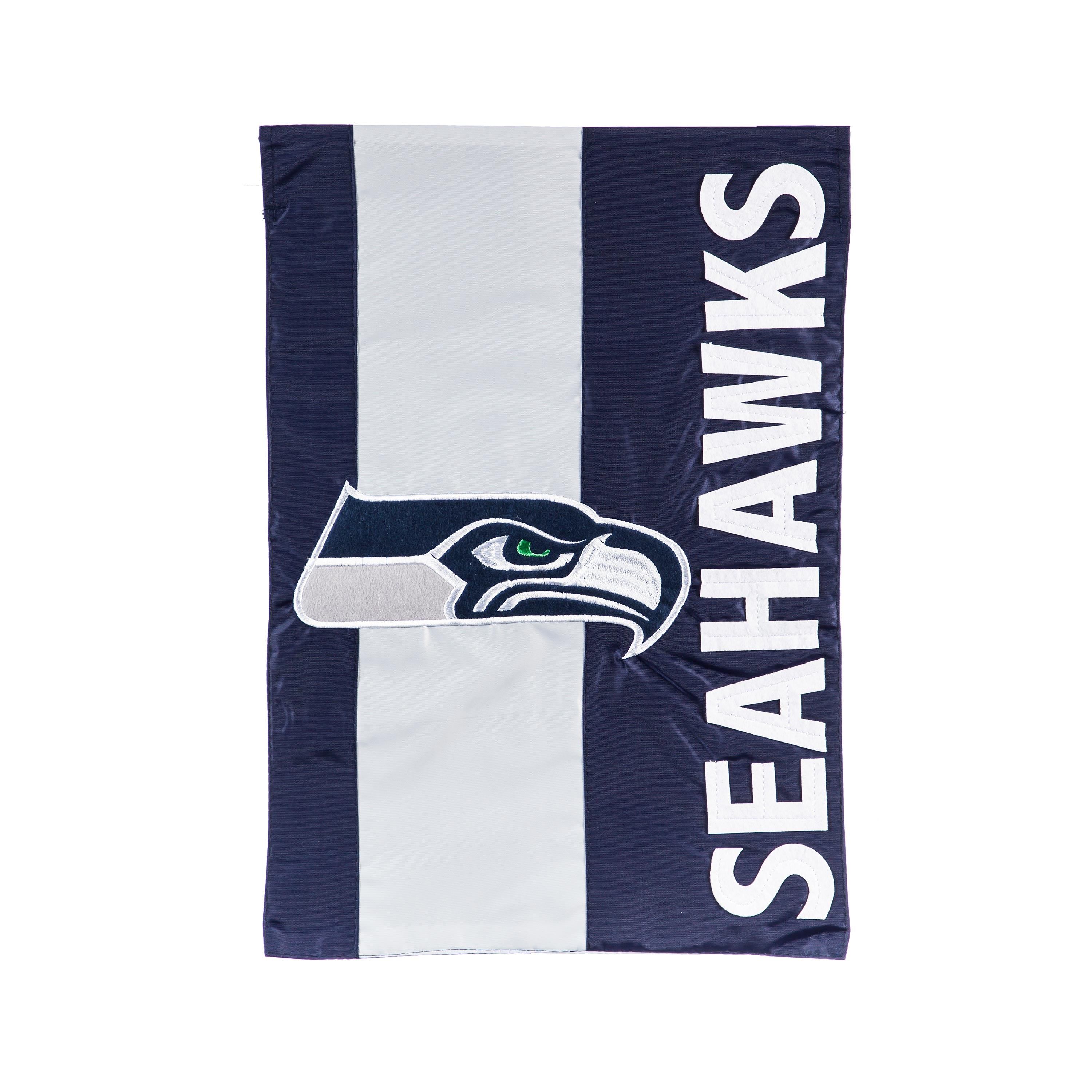Seattle Seahawks Embellished Garden Flag