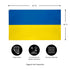 Ukraine Support, Linen Estate Flag