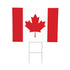 Canada Strong True North Yard Sign, Flag, 24"x18"