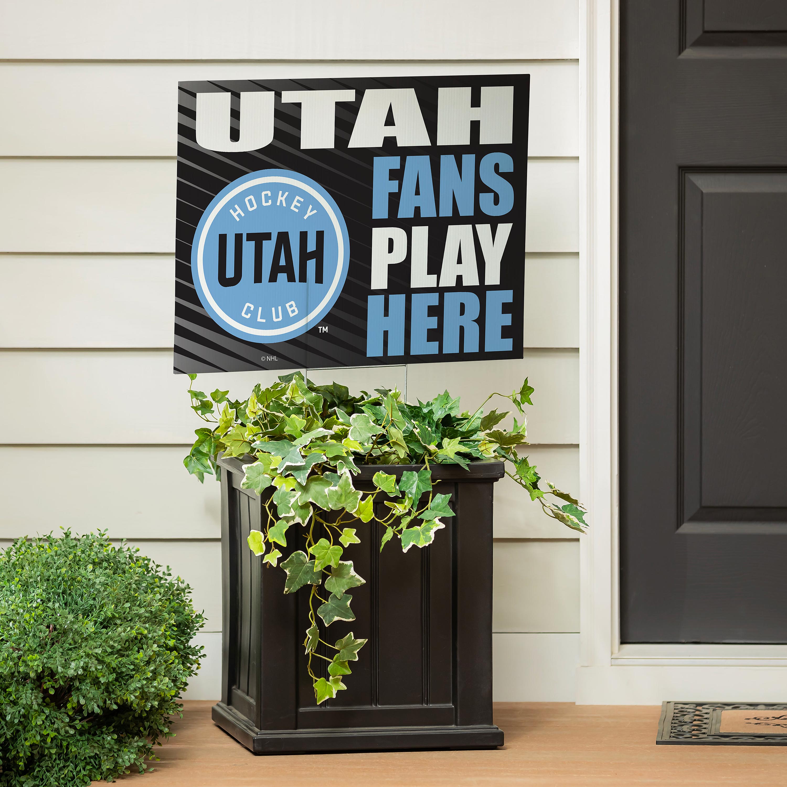Utah Hockey Club Coroplast Yard Sign "Fans Play Here"