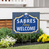 Buffalo Sabres Coroplast Yard Sign, "Fans Welcome"