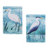 Blue Heron Reversible Suede Garden Flags
