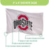 Ohio State University Single Sided Estate Flag with 2 Grommets, 3'x5'