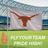 3'x5' Single Sided Flag w/ 2 Grommets, University of Texas